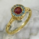  Red Charm Ring