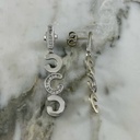 Midnight Moon Earring