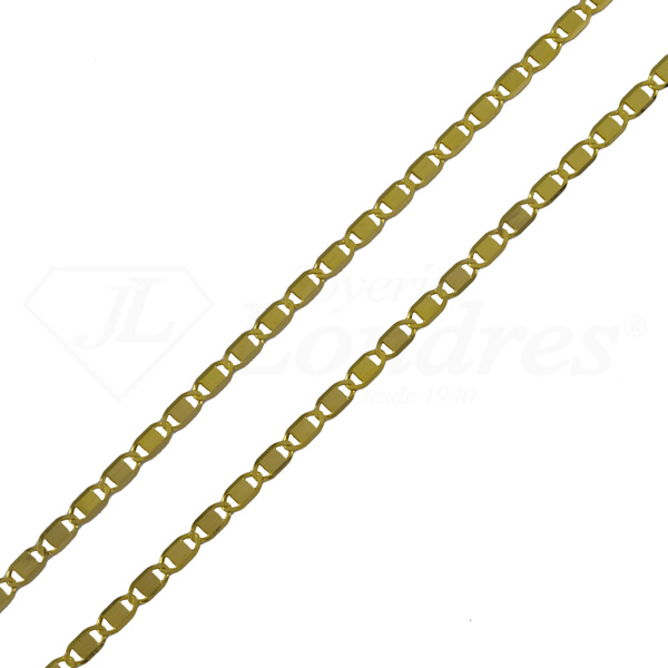 Shiny Flat Chain 2MM 50 Cm