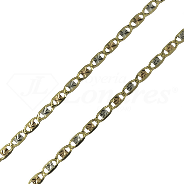  Diamond Flat Chain 2MM 60 Cm