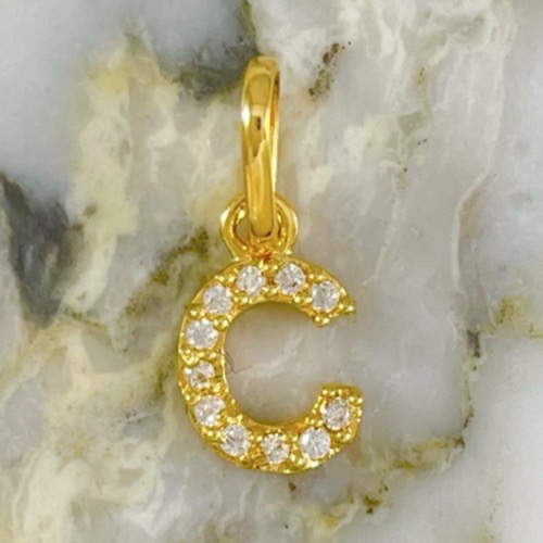 Radiant Letter Pendant