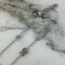 Baby Plate Bracelet 1MM Hoops