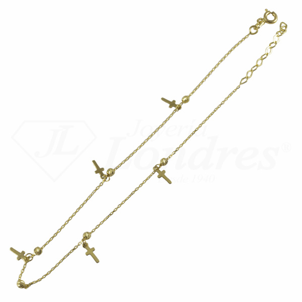 Anklet Diamond Cross