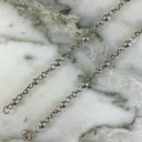 Tobillera White Hoop 3MM