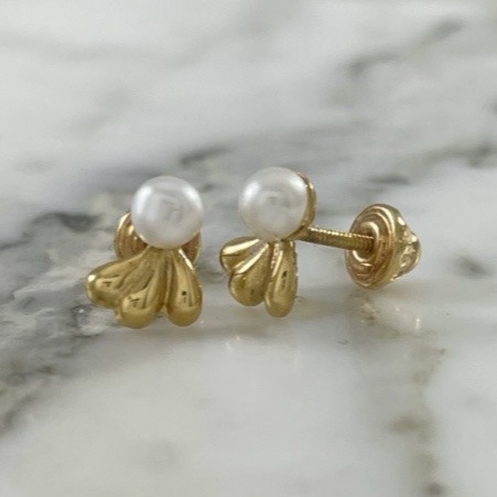 Octopus Pearl Earrings