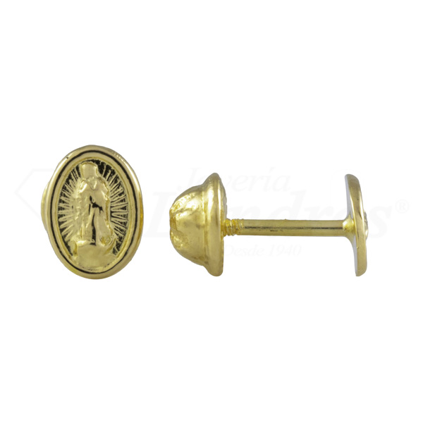 Topo Thread Virgin of Guadalupe Halo Carved Mini
