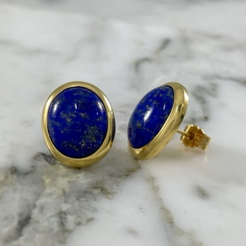 Topo Lapislazuli Ovalado
