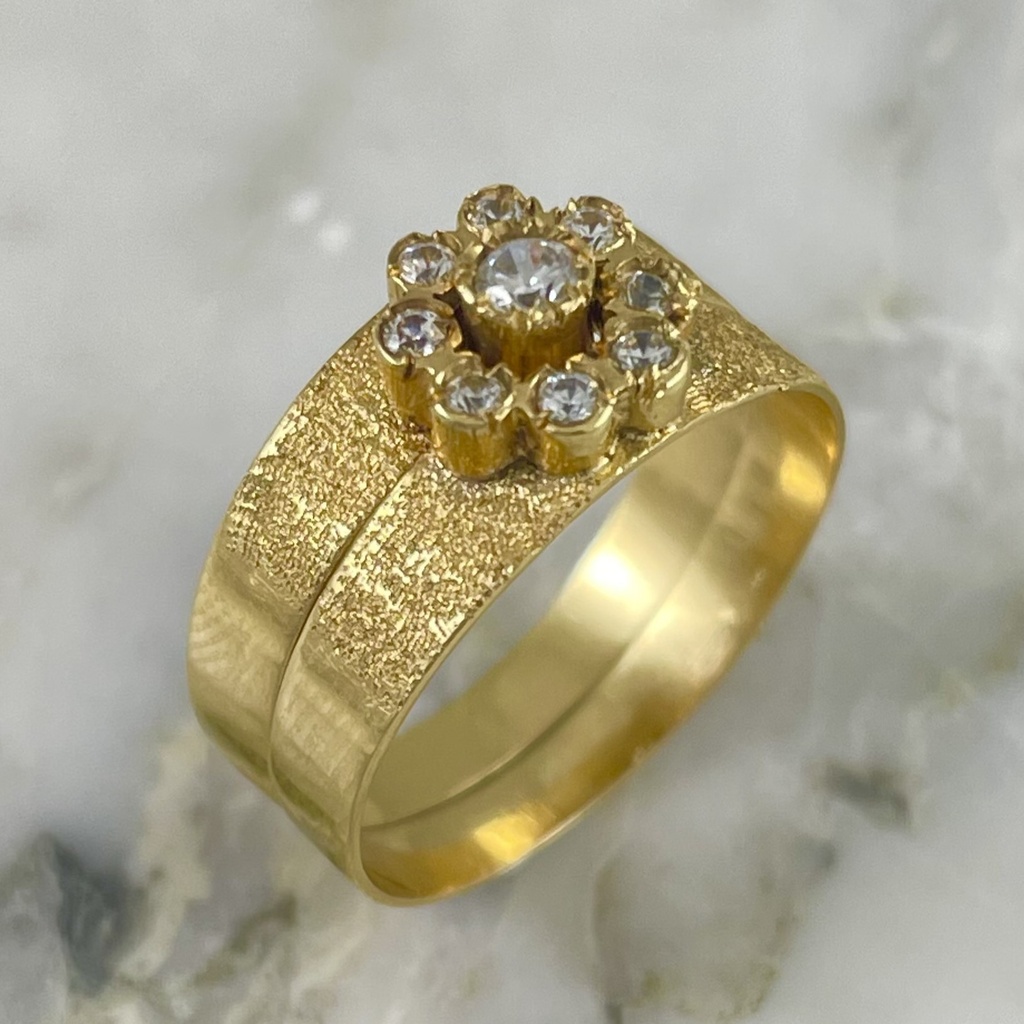 Mateada Flower Step On Ring 