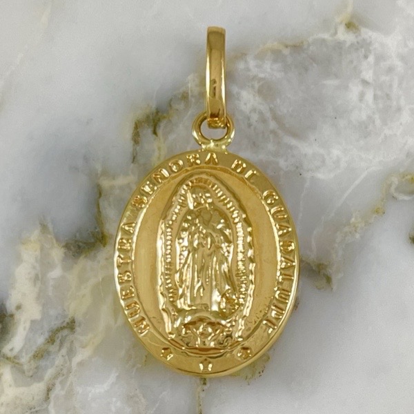 Dije Virgen de Guadalupe Doble Faz Pequeño