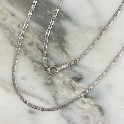 Cadena Plana Brillante 40Cm