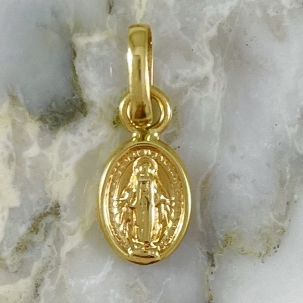 Double-Sided Miraculous Virgin Pendant