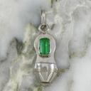 Emerald Shoe Pendant