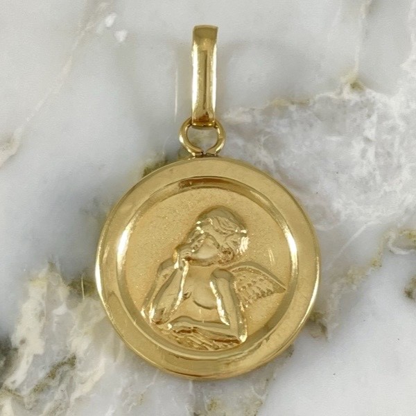 Little Angel Medal Pendant