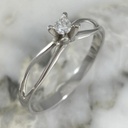 Double Alliance Solitaire Ring