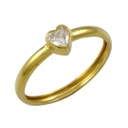  Heart Solitaire Ring