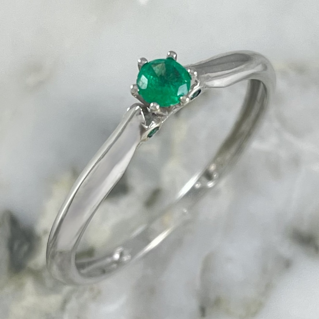  Crown Emerald Ring