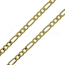 3x1 Hammered Chain 3MM 60 Cm