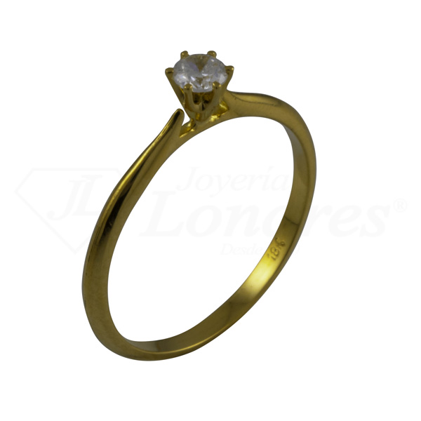 High Solitaire Ring
