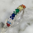 Colored Zircon Ring