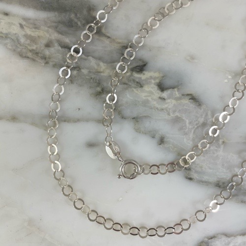 Flat Circle Chain 45 Cm