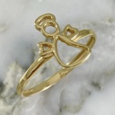 Little Angel Silhouette Ring