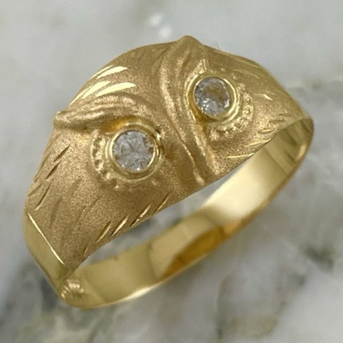  Matted Owl Ring