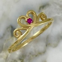  Heart and Lace Ring