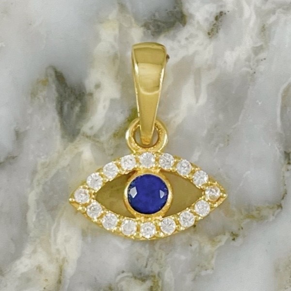 Bright Turkish Eye Pendant