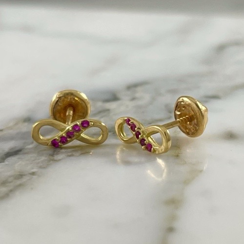 Topo Rosca Infinito Five Stones