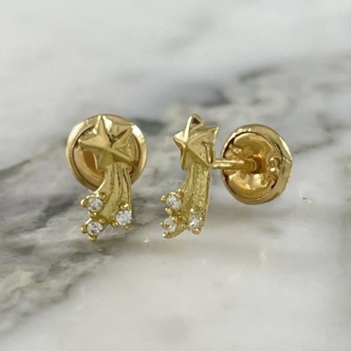 Shooting Star Screw-Back Studs