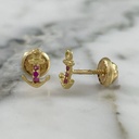 Sparkly Anchor Screw Stud