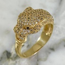 Anillo Leopardo Sparkly