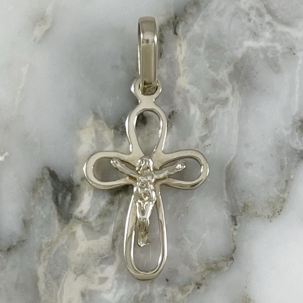 Oval Cross Pendant