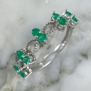 Emerald Tiara Ring