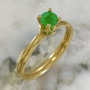 Anillo Solitario Corona De Reina