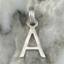 Calibri Ultralight Silver Letter Pendant