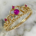 Anillo Quince Años Corona Onur
