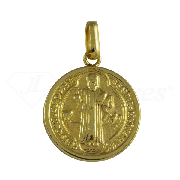 Dije Medallon San Benito Grande