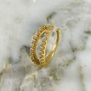 Ear Cuff Doble Banda Brillante