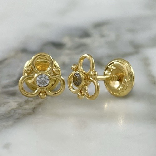 Bow Screw-Back Stud