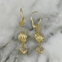 Shell Heart Earring