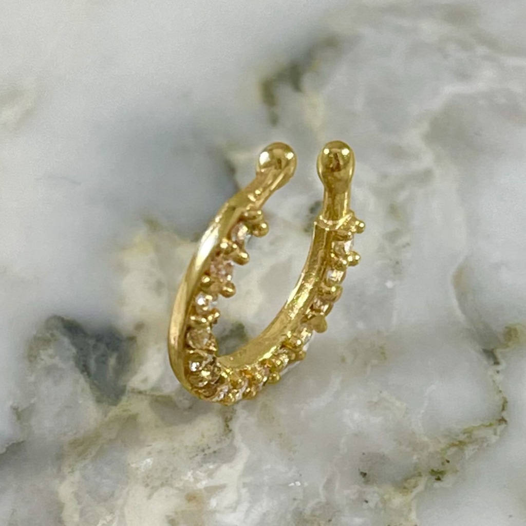 Ear Cuff Herradura shiny