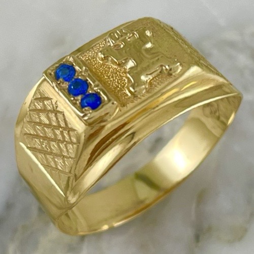 Anillo Hombre Jaguar Precolombino