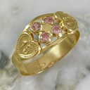 Anillo Quinceañera Flower Plano