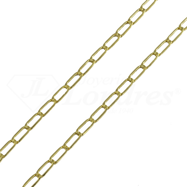 Cadena Plana Ovalda 45 Cm