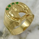Horse Glitter Ring