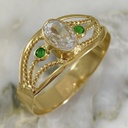 Twisted Oval Ring