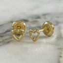 Topo Rosca Silueta Corazon Delicado