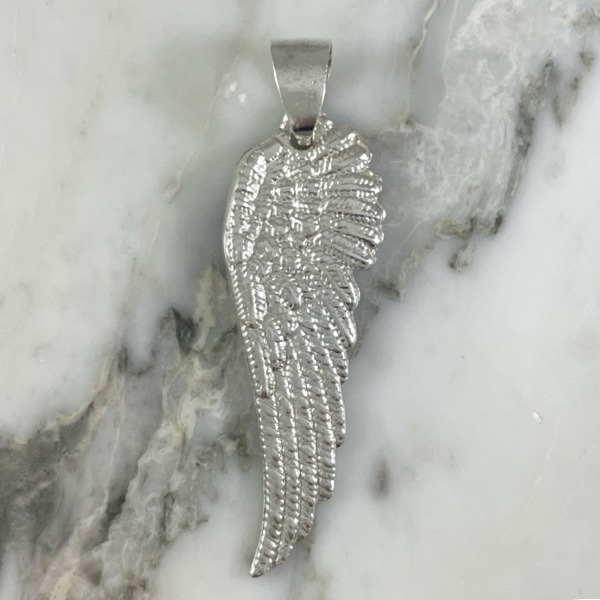 Silver Angel Wing Pendant