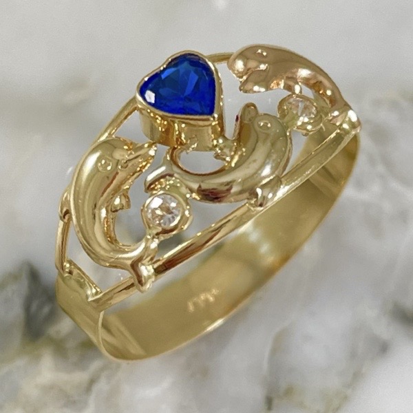  Dolphin Love Ring